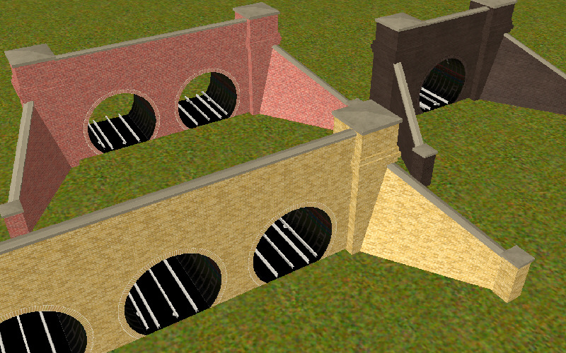 London Underground Tunnel Portals in Trainz